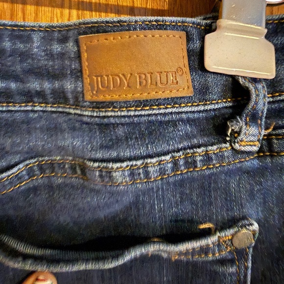 Judy Blue Dark Blue Flare Jeans - Picture 6 of 9